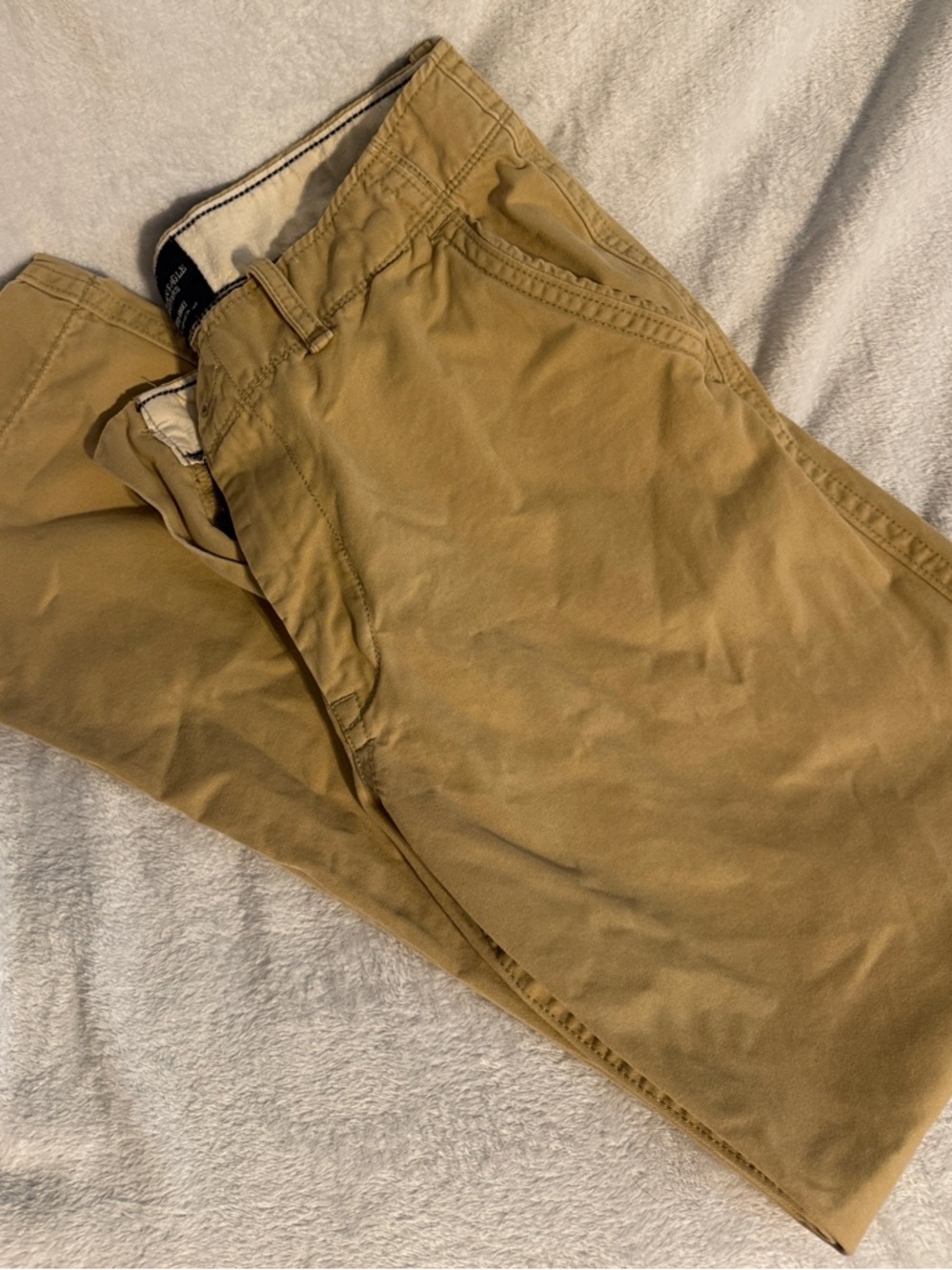 American Eagle Outfitters Khaki Slim Chino Pants - Light Tan